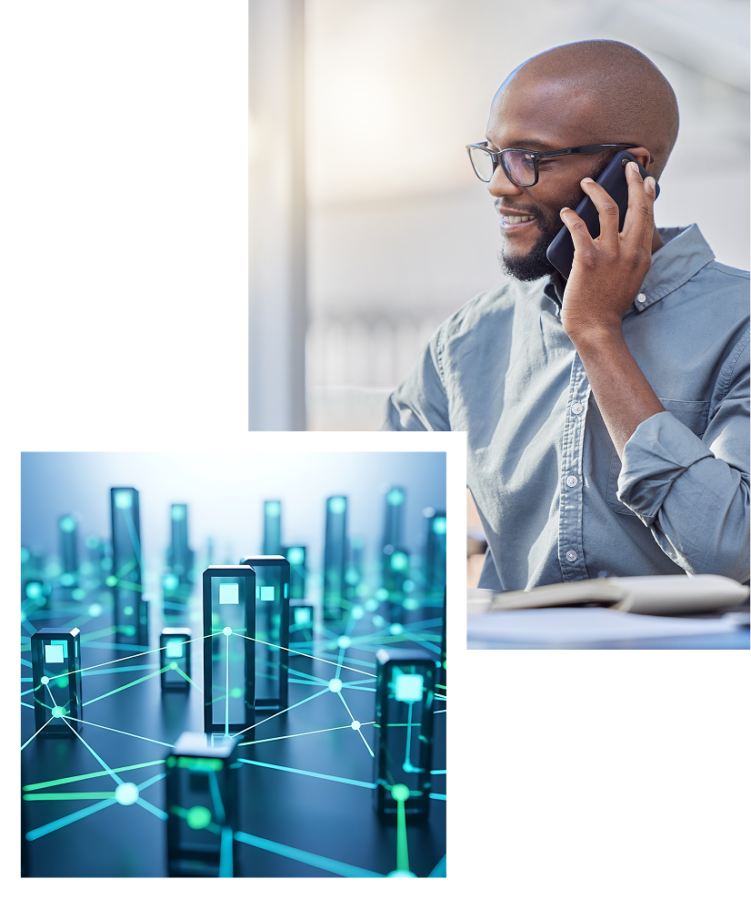 solutions-cloud-communications-img Private 5G small cells and core network